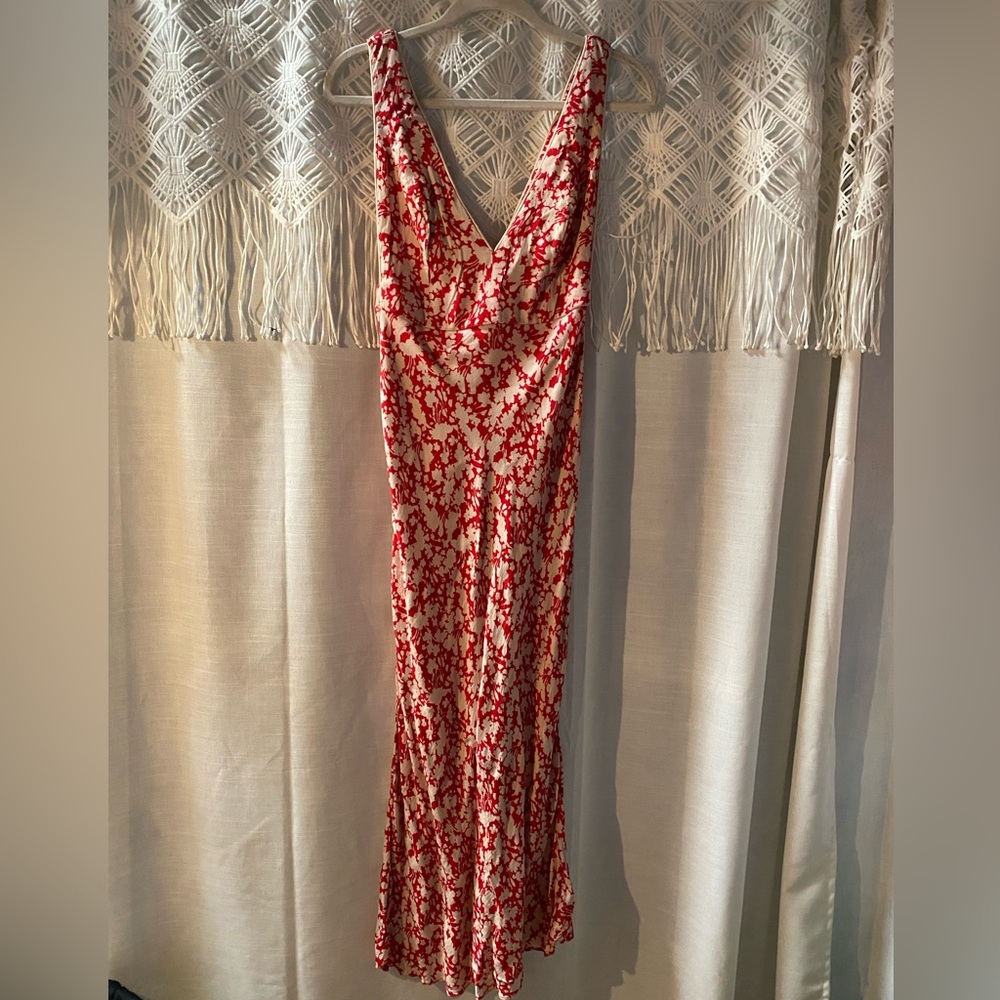 Free People floral maxi dress